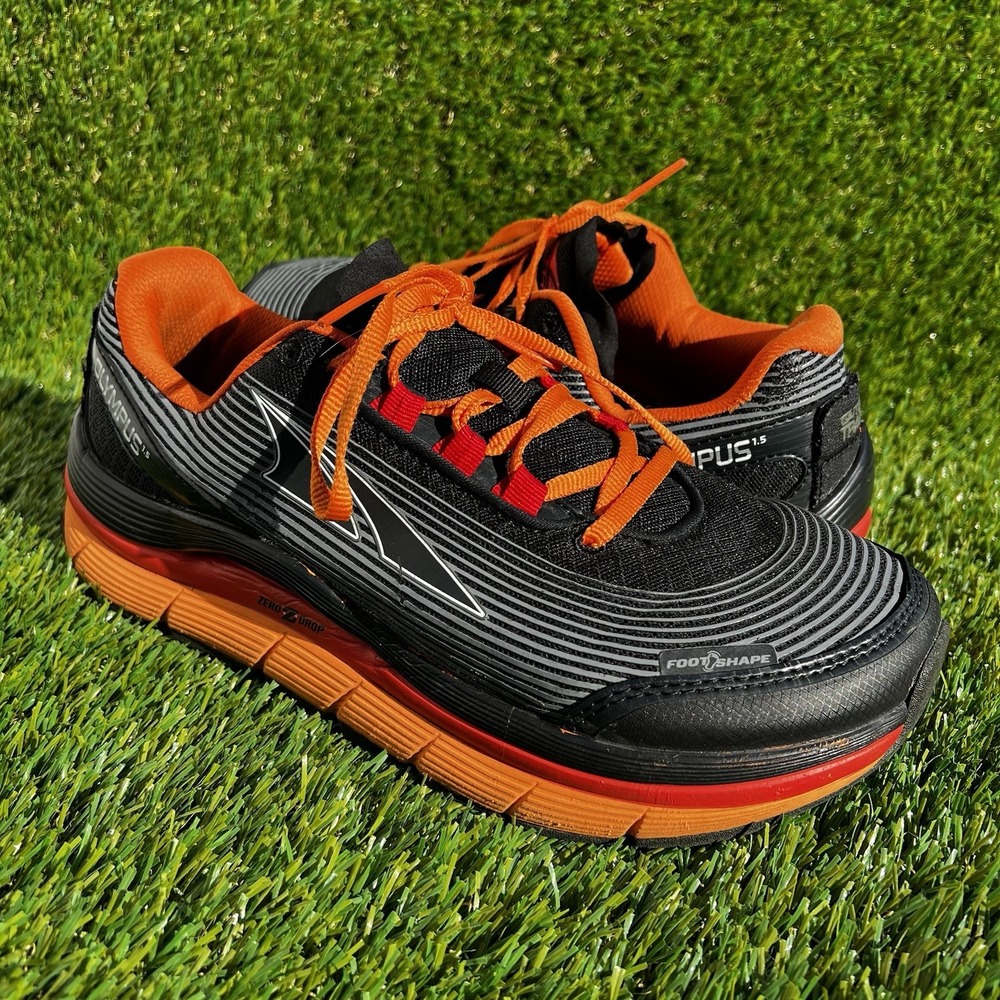 Altra Shoes Men Size 8.5 Olympus 1.5 Trail Running Gray Black Hiking Sneakers